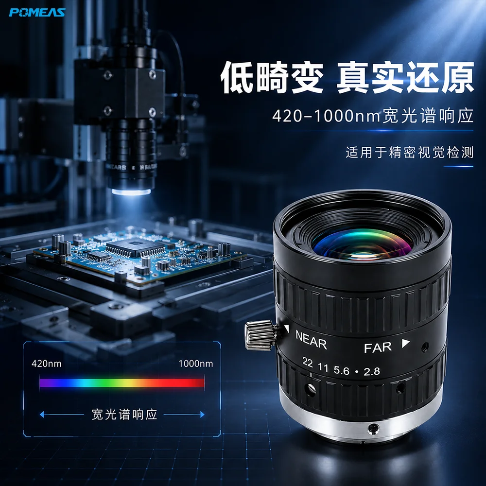 FA工业镜头选型指南：靶面、视野、工作距离与精度