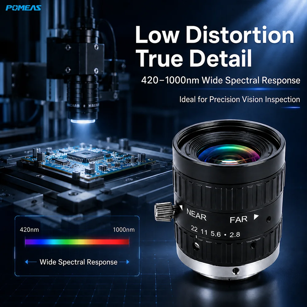 FA Industrial Lens Selection Guide | Sensor Size, FOV, WD and Accuracy