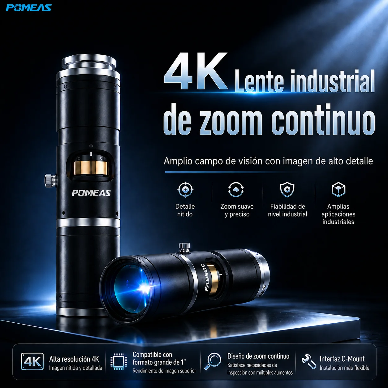 Lentes Zoom de Visión Artificial para Inspección Electrónica y de Semiconductores