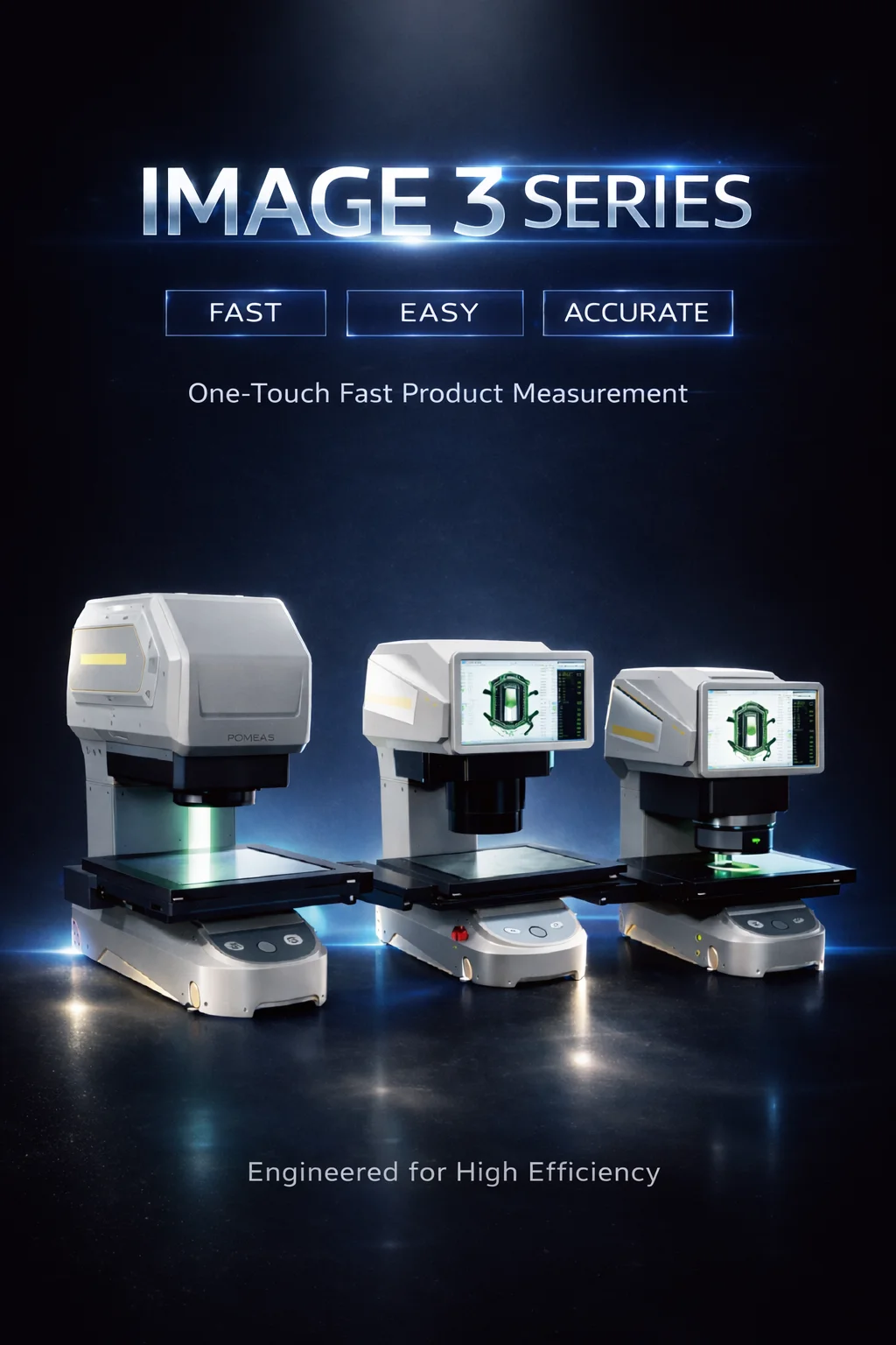 POMEAS IMAGE 3 Instant Vision Measuring System for QC Inspection