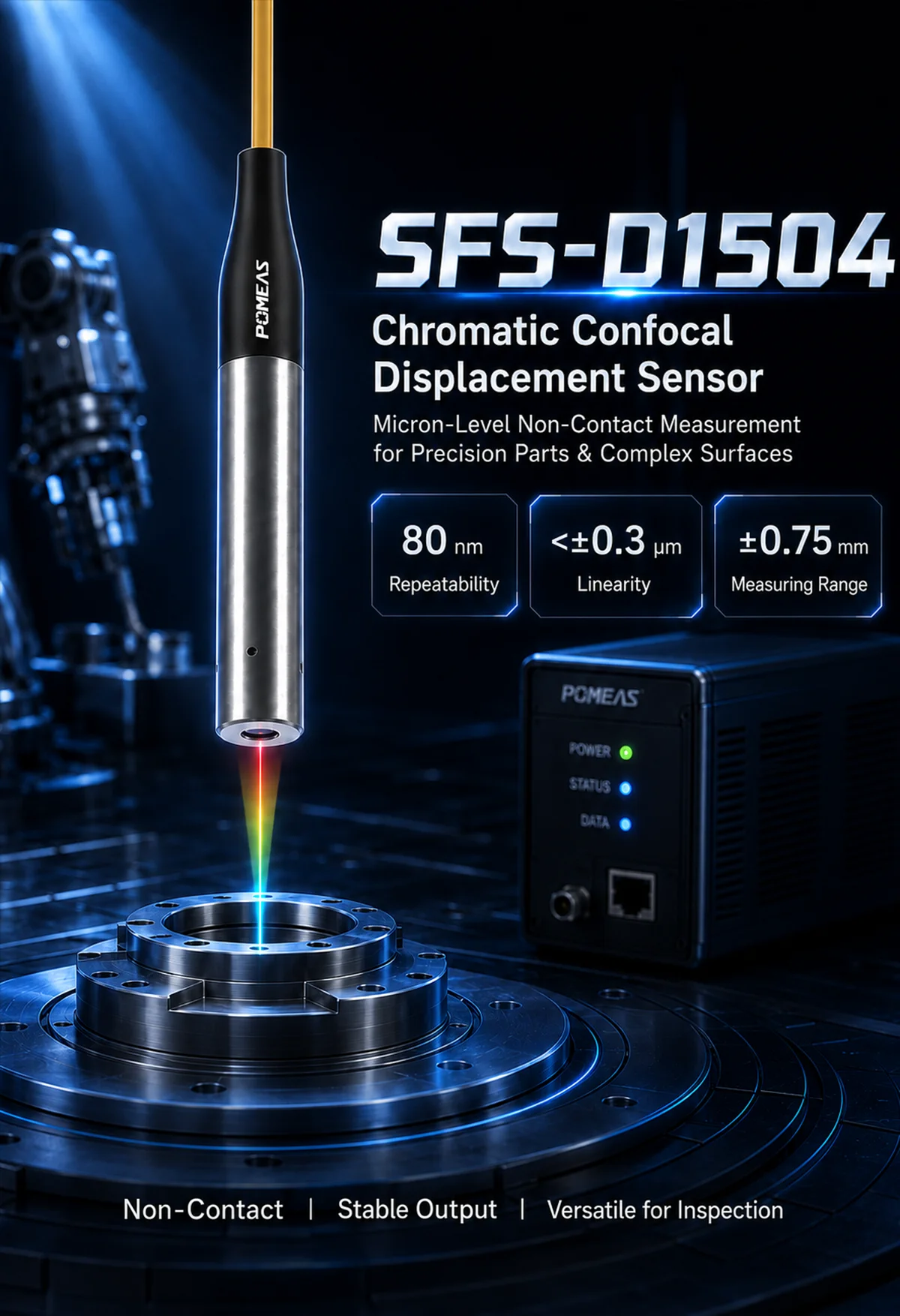 Compact Confocal Sensor Probe