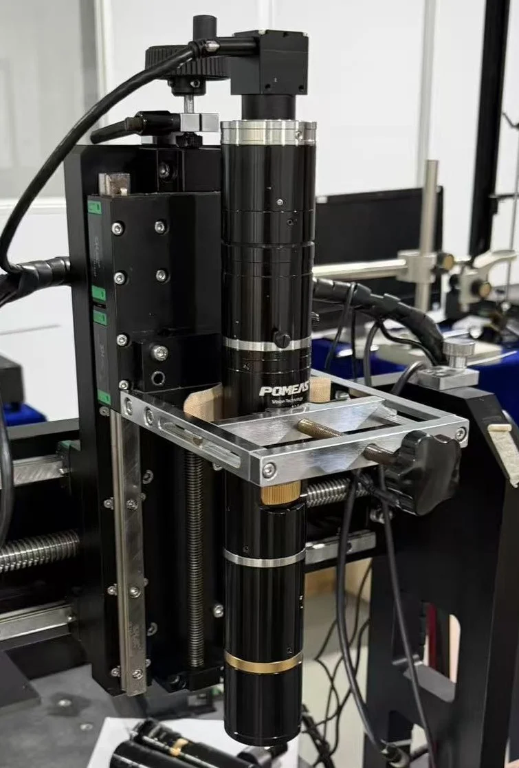 LZH-7504 motorized zoom lens configuration for chip OCR inspection