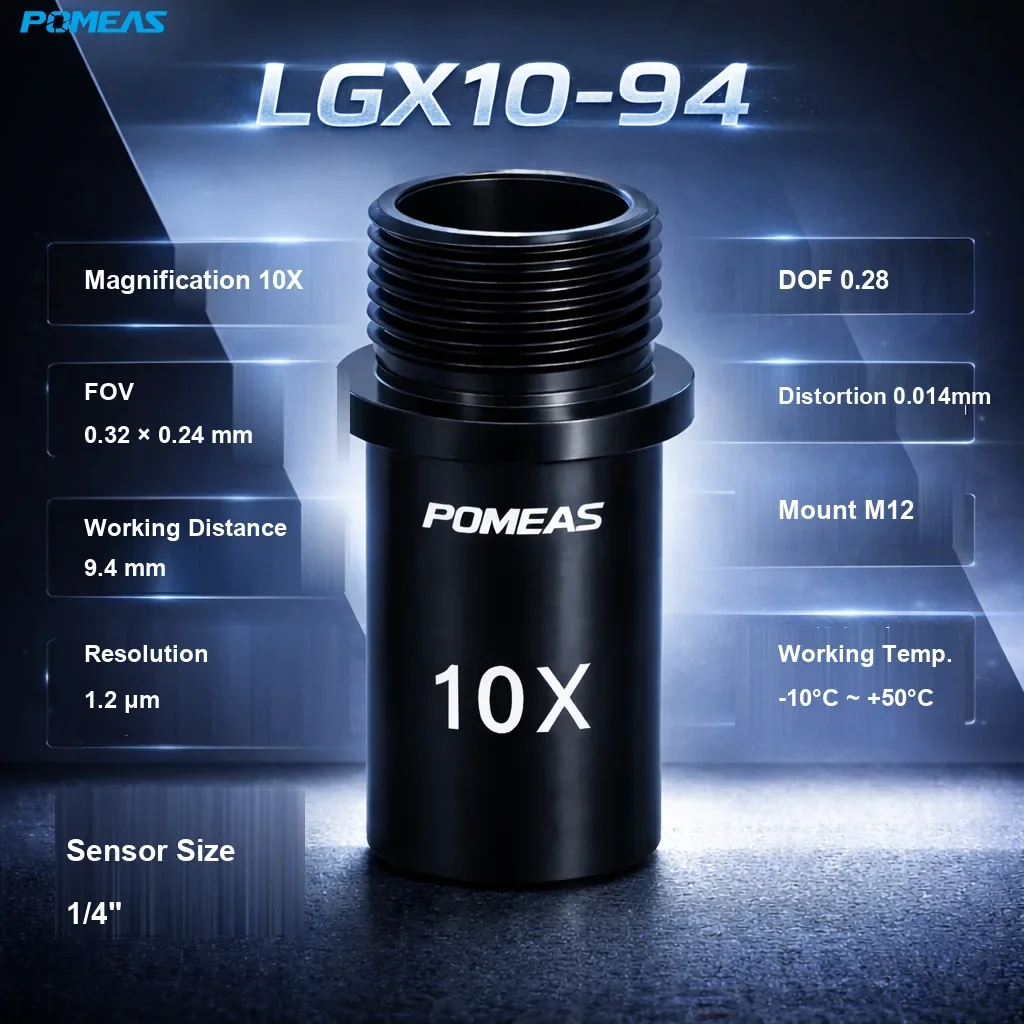 PMS-LGX10-94 Standard Telecentric Lens - Specifications