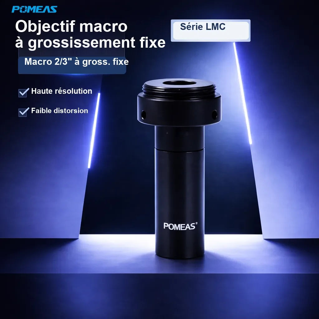 PMS-LMC03-185 Objectif macro télécentrique à grossissement fixe 0.3X, 185mm DT