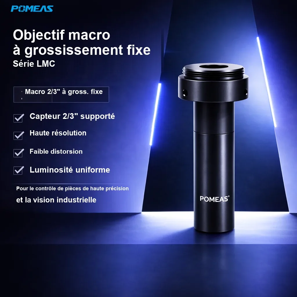 PMS-LMC04-150 Objectif macro télécentrique à grossissement fixe 0.4X, 148mm DT