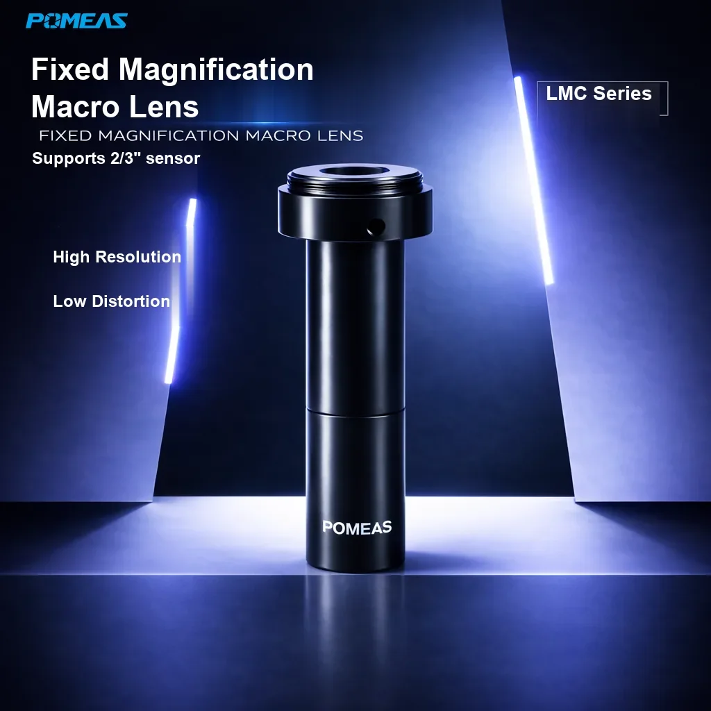 PMS-LMC1-80 1X Fixed-Magnification Macro Telecentric Lens, 80mm WD