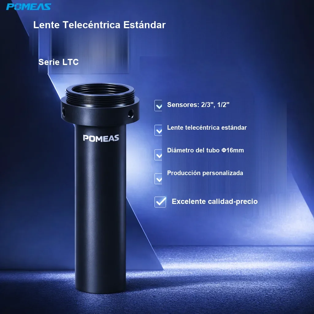 Lente telecéntrica estándar 0.8X, 90.5mm DT
