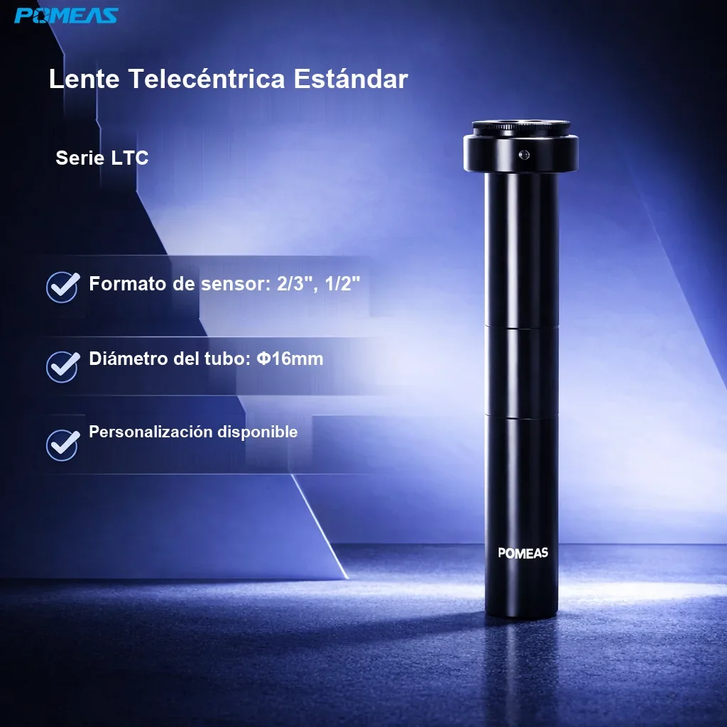 Lente telecéntrica estándar 1.0X, 200mm DT