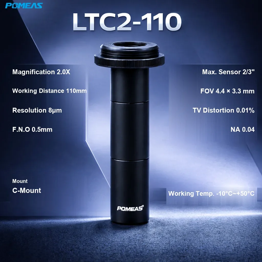 PMS-LTC2-110 Standard Telecentric Lens - Specifications