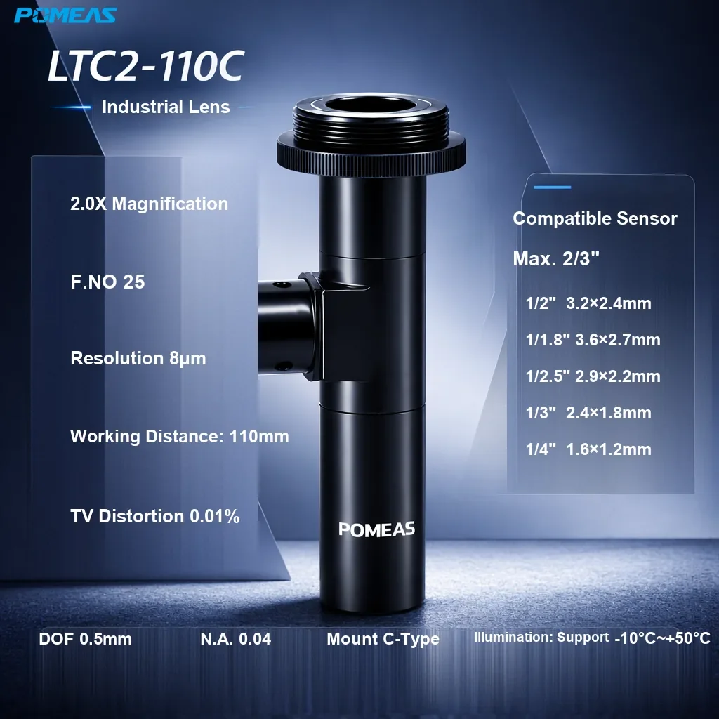 PMS-LTC2-110C Standard Telecentric Lens - Specifications