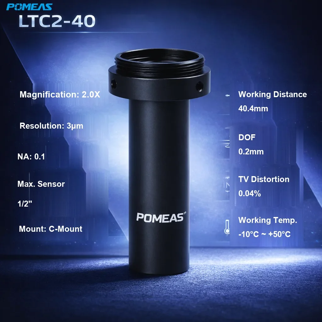 PMS-LTC2-40 Standard Telecentric Lens - Specifications