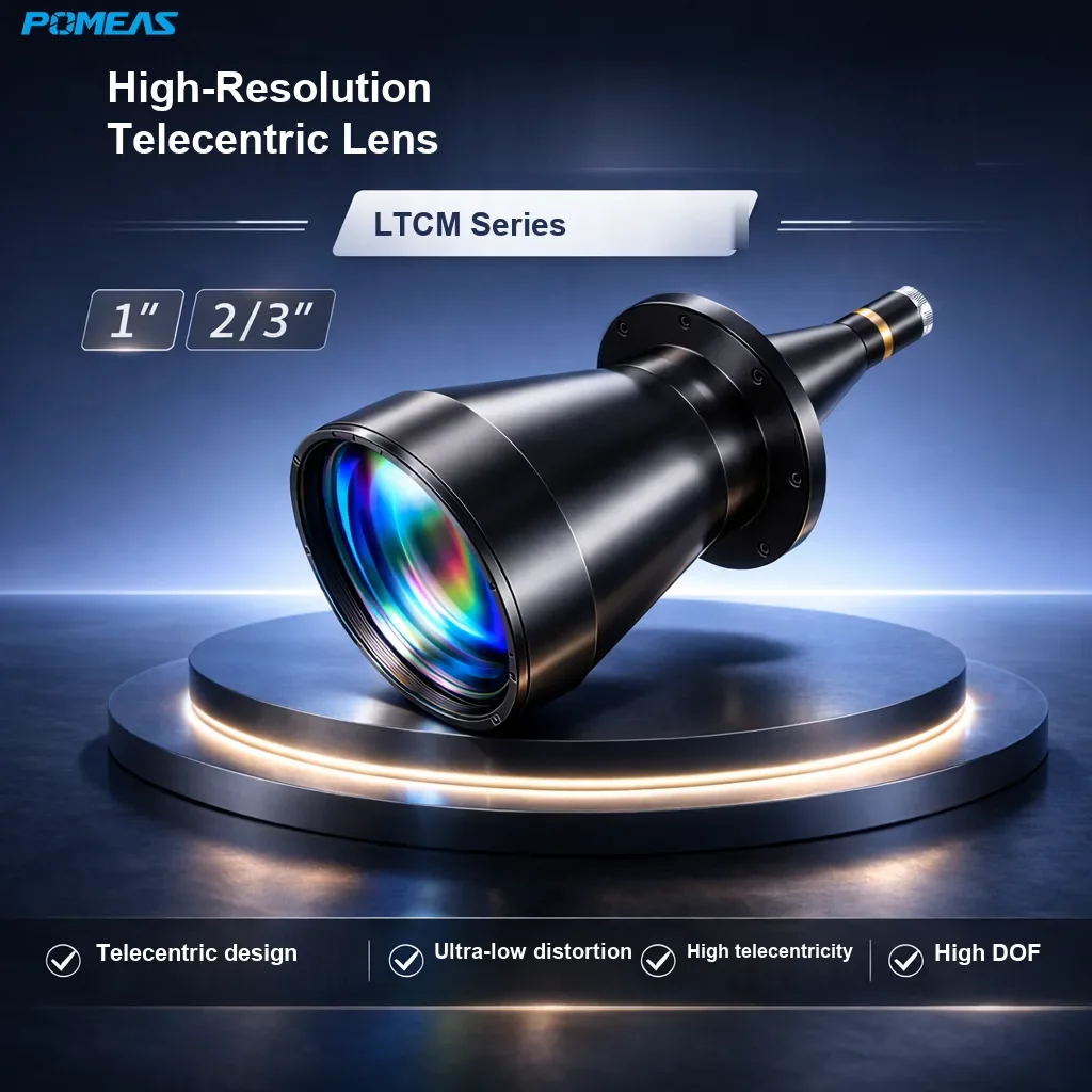 0.061X High-Resolution Telecentric Lens, 398mm WD