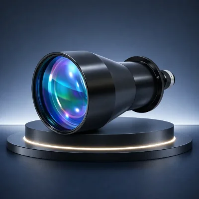 0.088X High-Resolution Telecentric Lens, 120mm WD