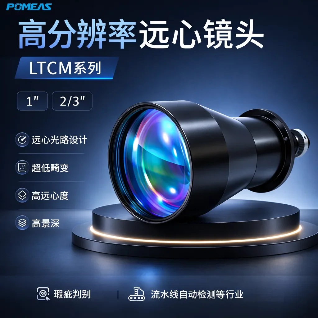 0.088X高分辨率远心镜头 240mm长
