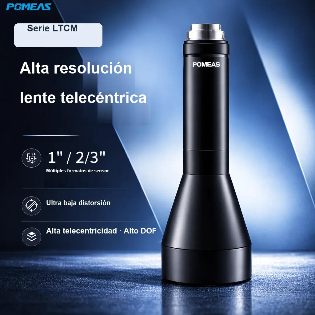 Lente telecéntrica de alta resolución 0.37X, 150mm DT