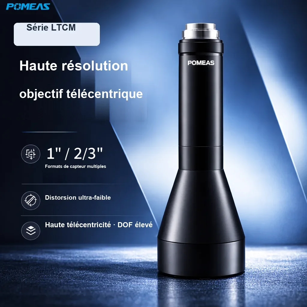 Objectif télécentrique haute résolution 0.37X, 150mm DT