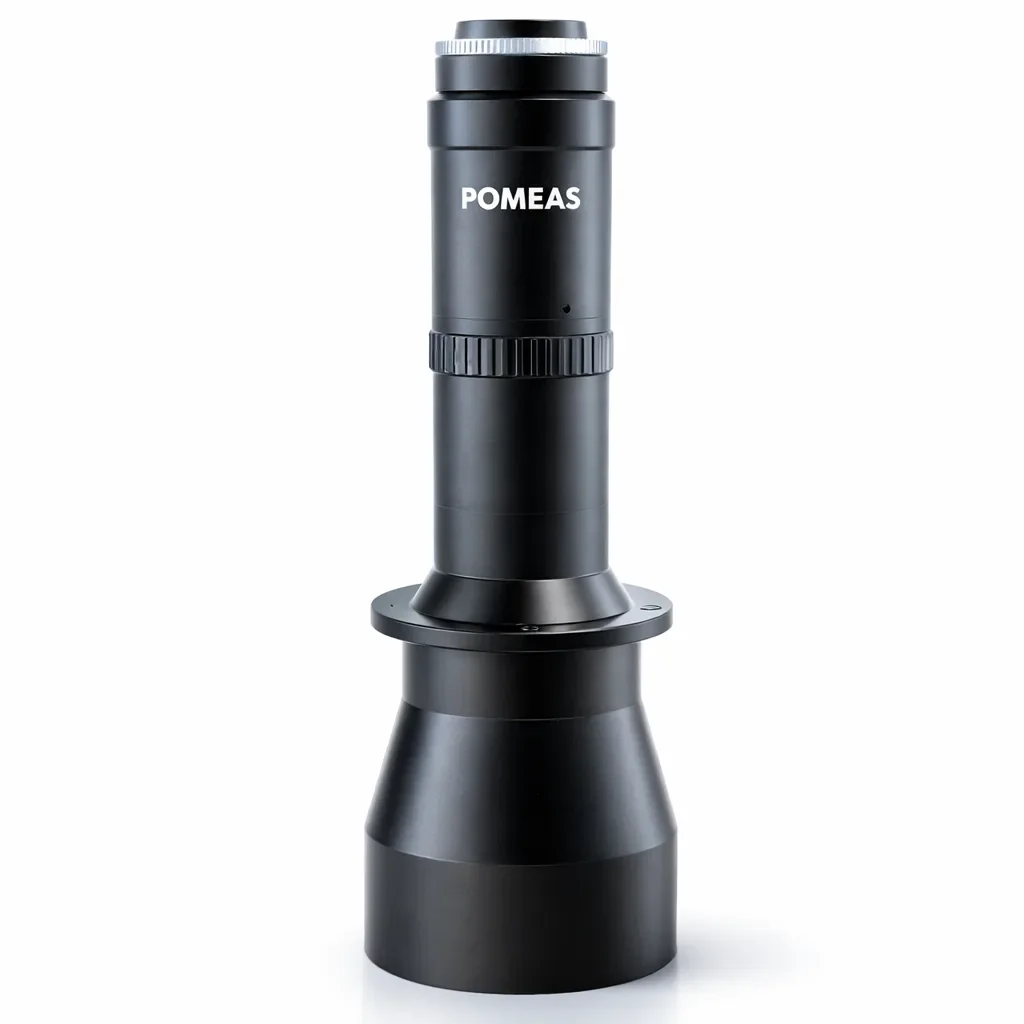0.37X High-Resolution Telecentric Lens, 150mm WD, Adjustable DOF