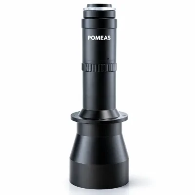 0.37X High-Resolution Telecentric Lens, 150mm WD, Adjustable DOF