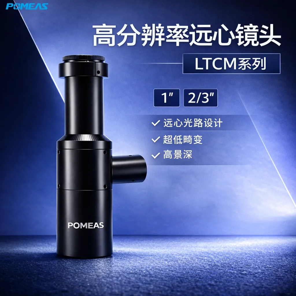 PMS-LTCM15-110C高分辨率同轴远心镜头产品图