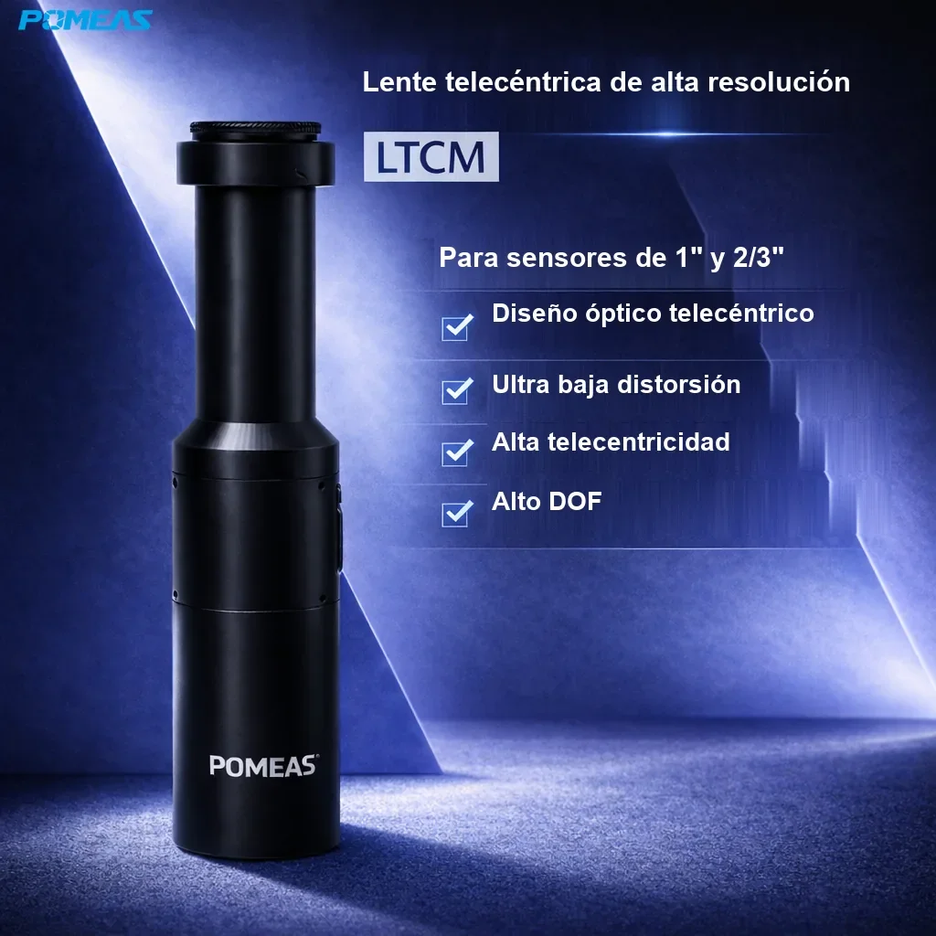 Lente telecéntrica de alta resolución 2.0X, 110mm DT