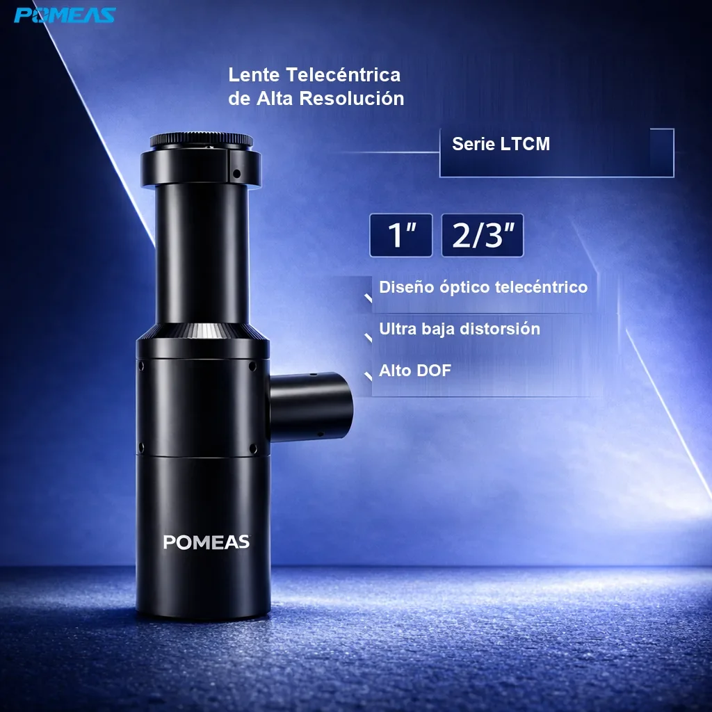 Lente telecéntrica coaxial de alta resolución 2.0X, 110mm DT