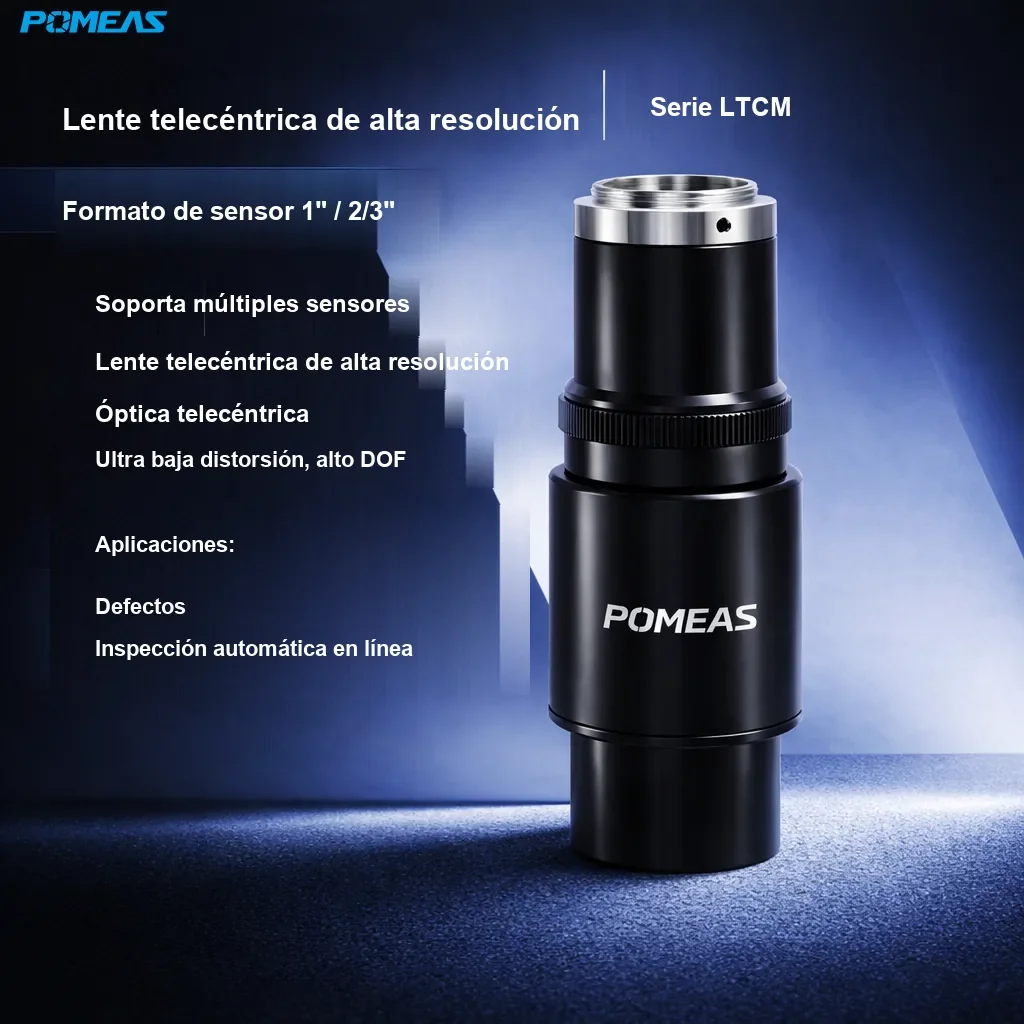 Lente telecéntrica de alta resolución 2.0X, 65mm DT