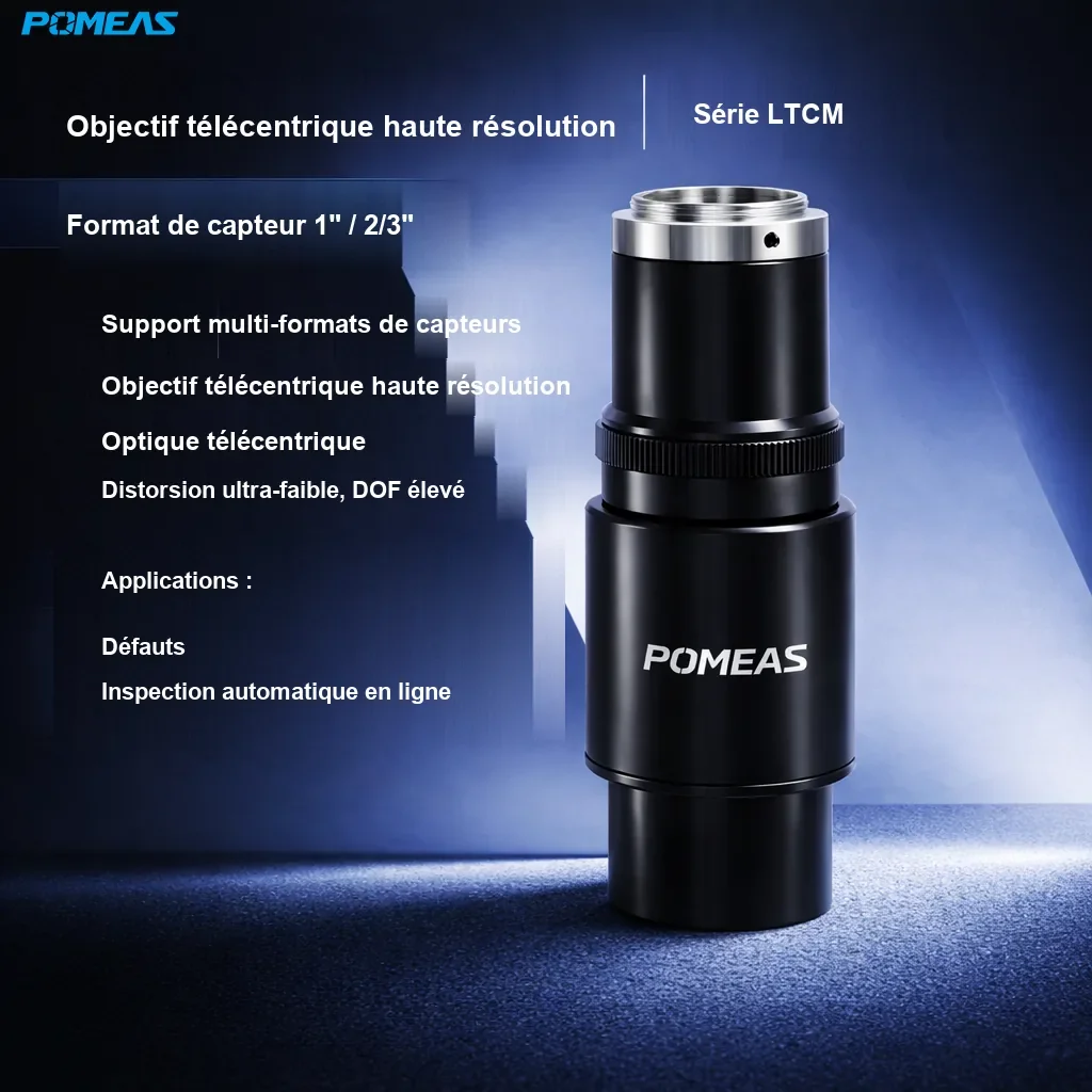 PMS-LTCM2-65-S Objectif télécentrique haute résolution 2.0X, 65mm DT