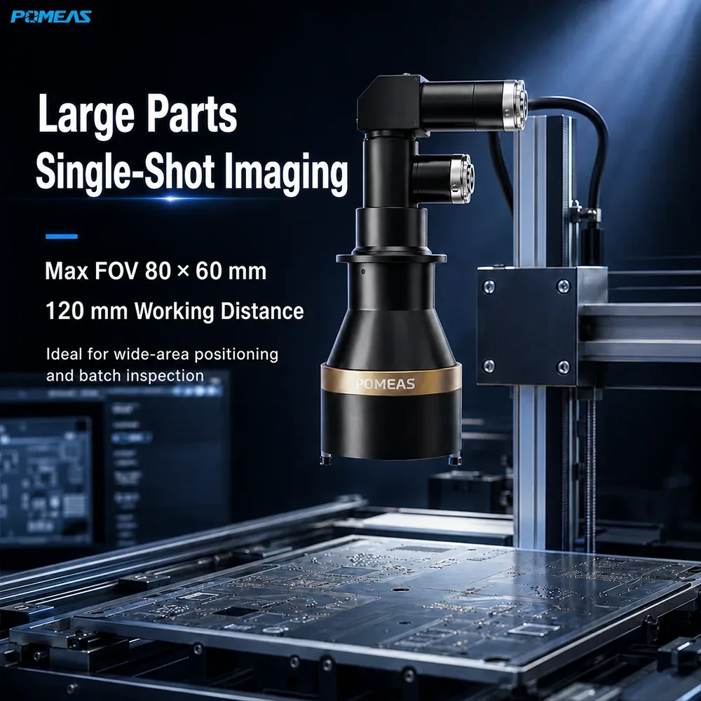PMS-LTDC01607-120(Y) 0.16X/0.7X Dual-Mag Bi-Telecentric Lens (Y), 120mm WD