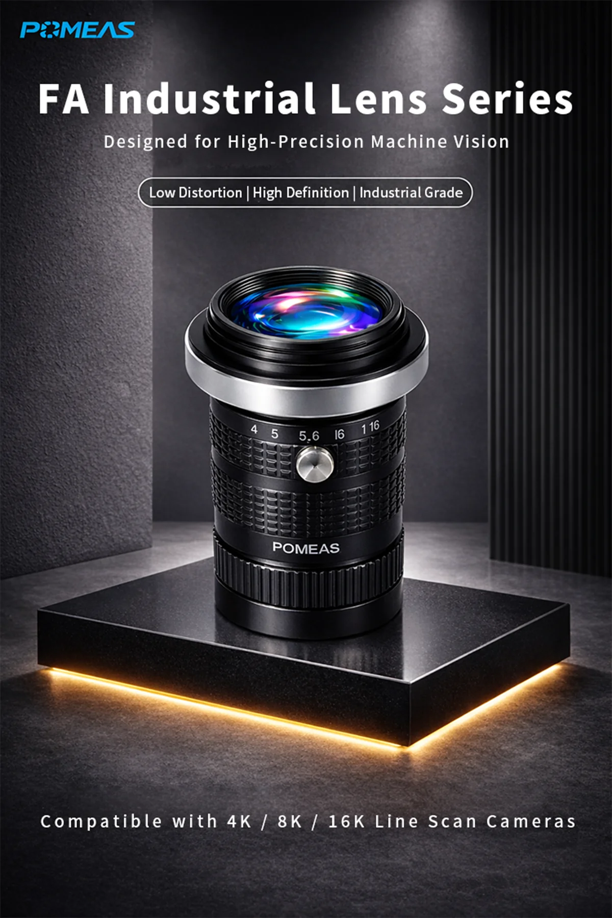50mm line scan lens for circuit inspection