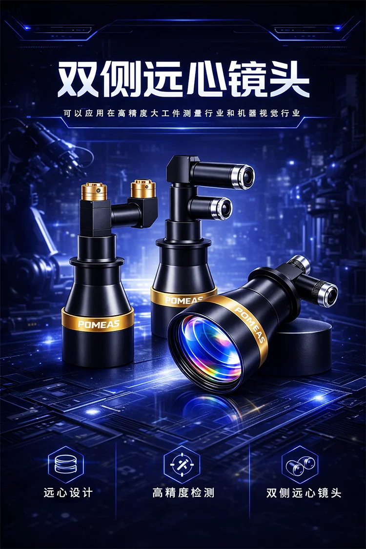 双倍率双远心镜头产品外观