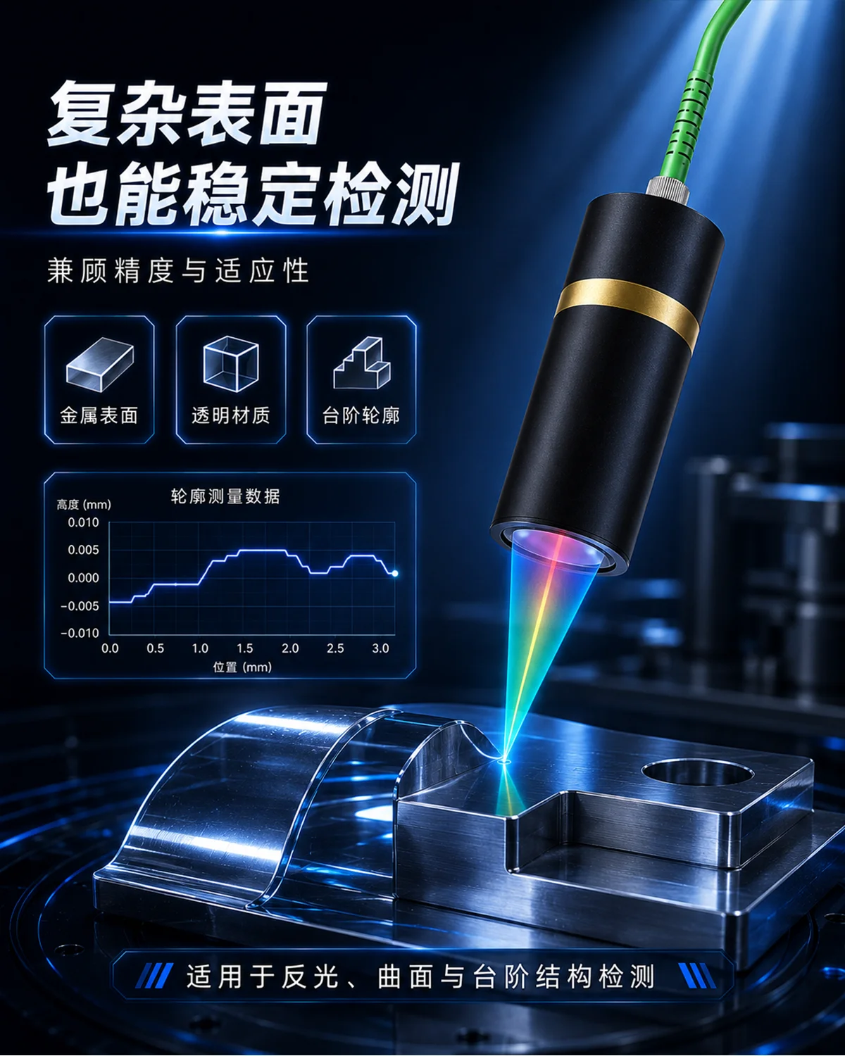 光谱共焦位移传感器外形尺寸图