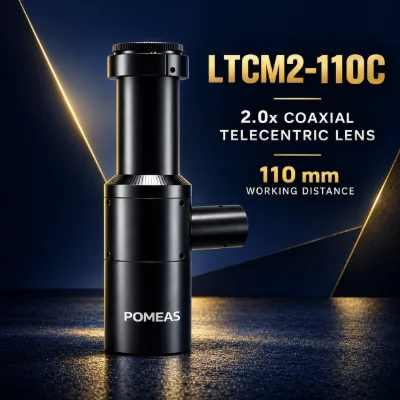 LTCM2-110C 2.0x Coaxial Telecentric Lens | POMEAS