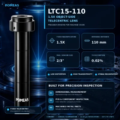 LTC15-110 1.5X Object-Side Telecentric Lens