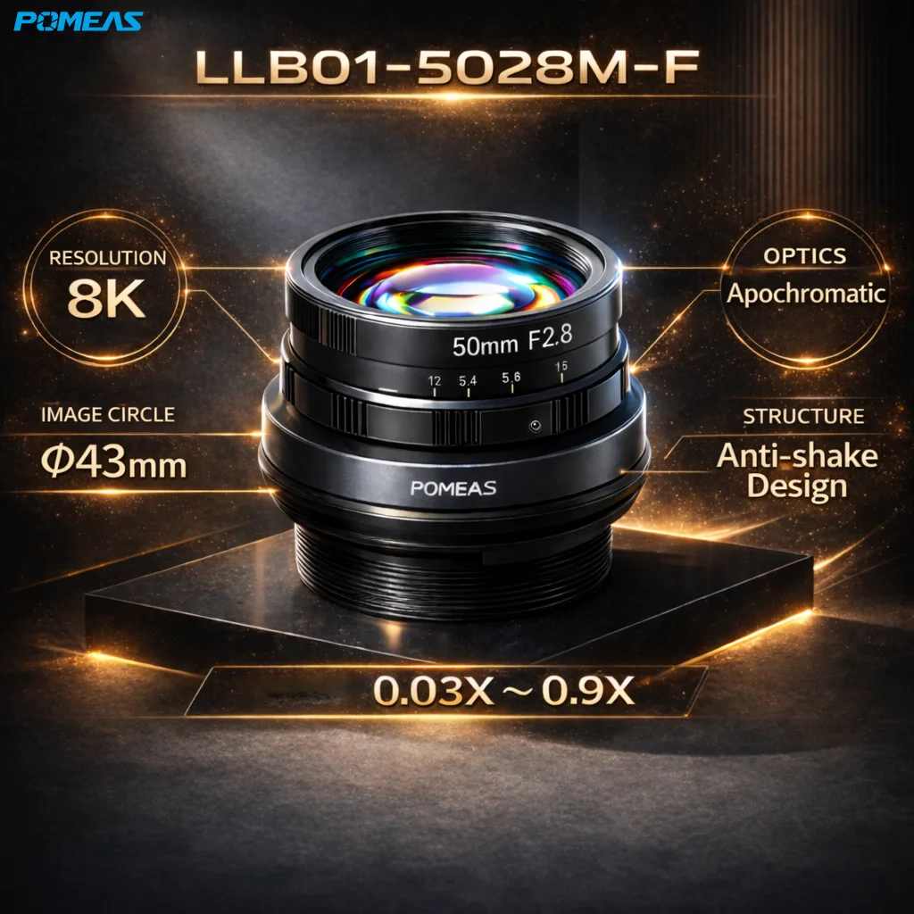 50mm 8K Line Scan Lens for Machine Vision Inspection