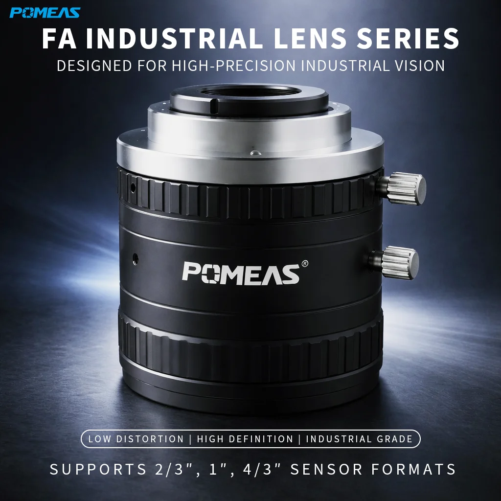 PMS-LFE-1214M 12.3mm F1.4 C-Mount FA Lens for Machine Vision