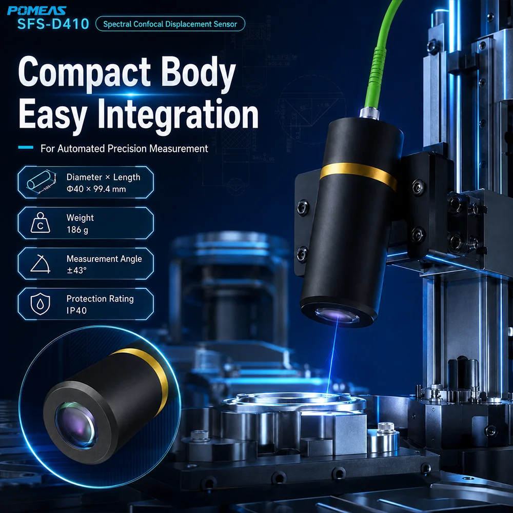 12nm Repeatability Chromatic Confocal Displacement Sensor
