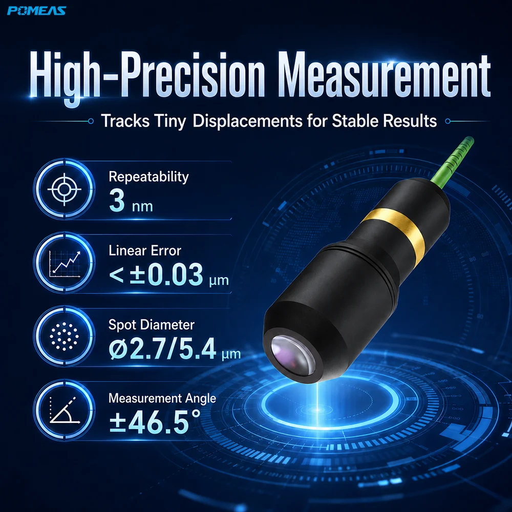 Chromatic Confocal Displacement Sensor, 3 nm Repeatability