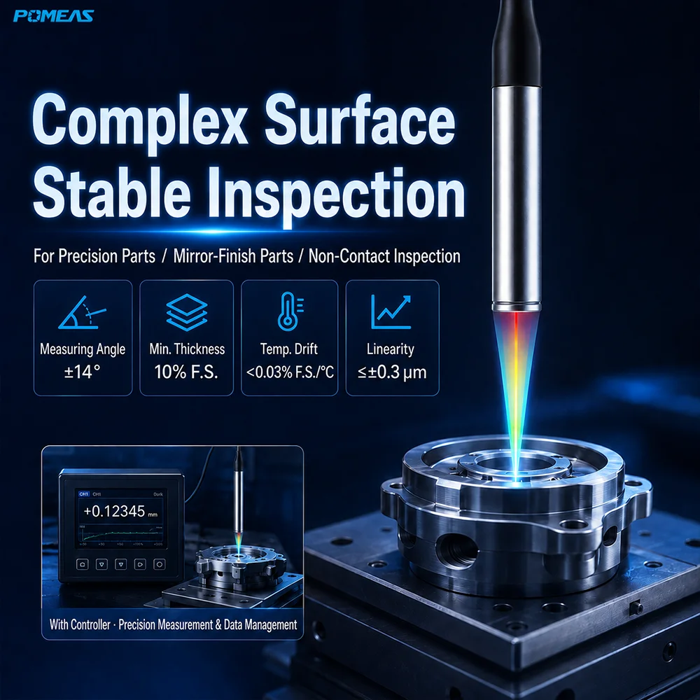 80nm Chromatic Confocal Displacement Sensor
