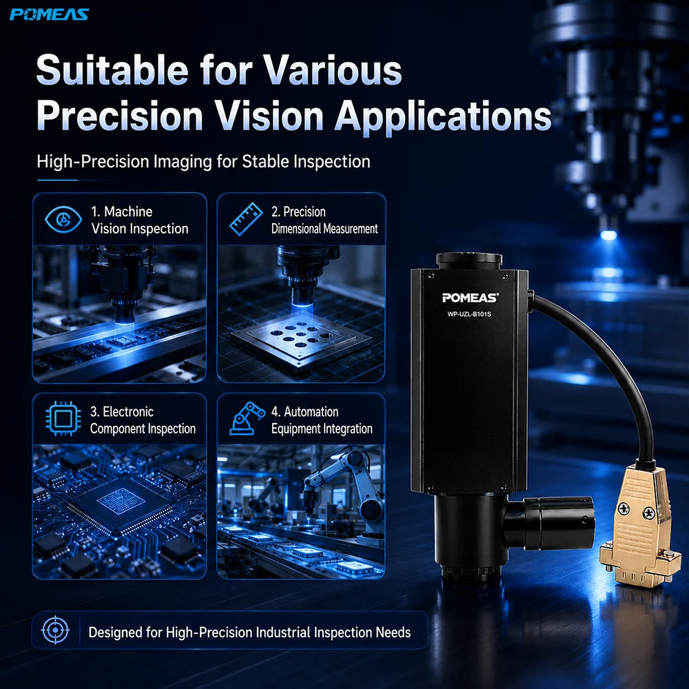 6.5X Motorized Zoom Rail Lens with 0.7X-4.5X Magnification