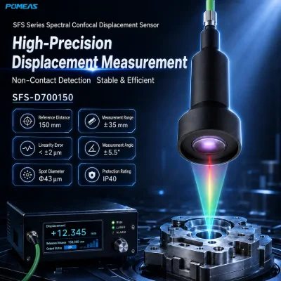 150 mm Chromatic Confocal Displacement Sensor with ±35 mm Range