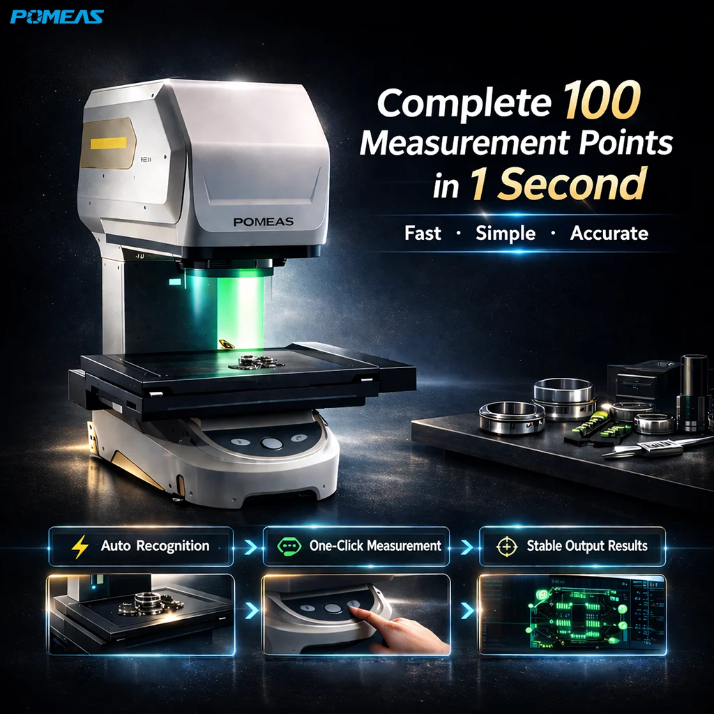 POMEAS IMAGE 3 Instant Vision Measuring System for QC Inspection