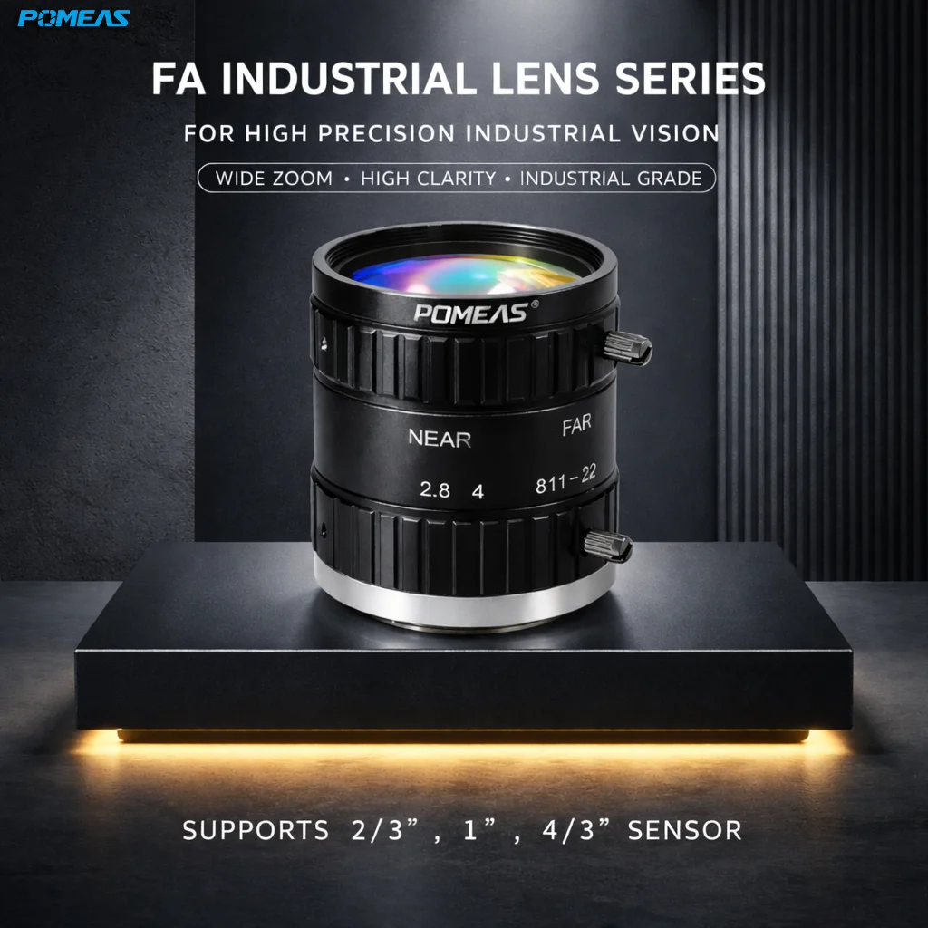 20MP 50mm C-Mount Machine Vision Lens for 1.1-Inch Cameras