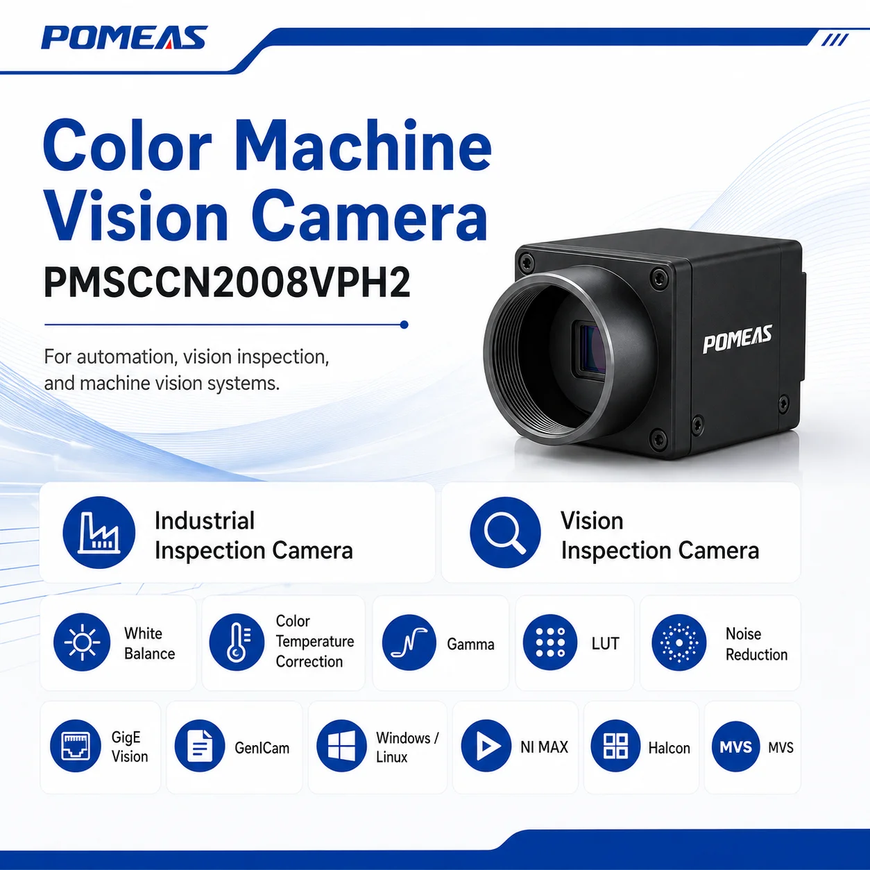 21MP GigE Machine Vision Camera | 1 Inch C-Mount Color