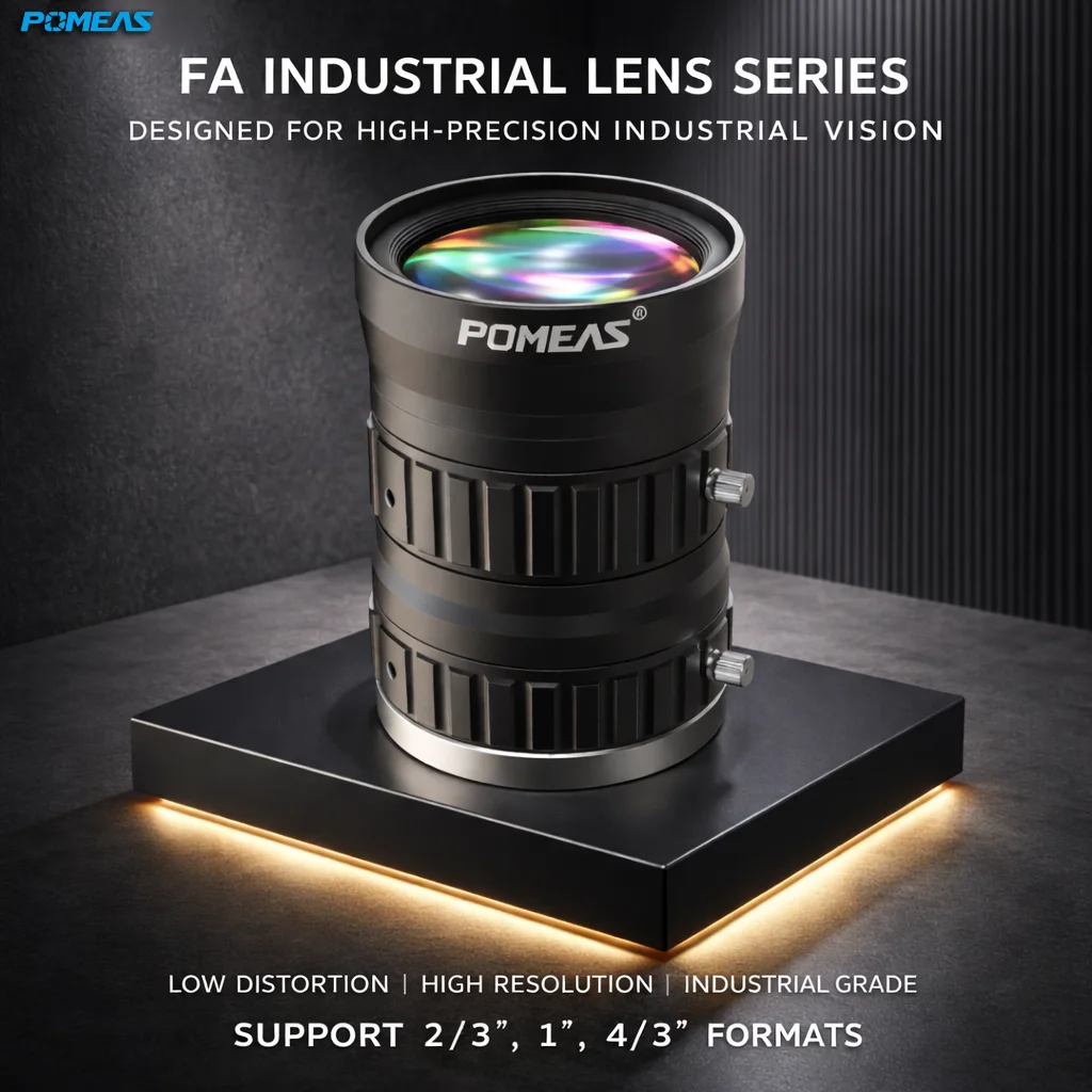 50mm 4/3-Inch 10MP C-Mount Inspection Lens | POMEAS