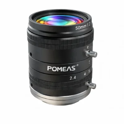 50mm 2/3-Inch 10MP F2.4 C-Mount FA Lens