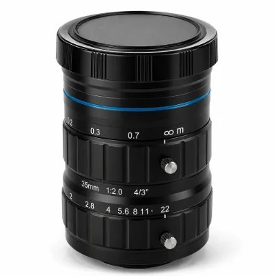 35mm 4/3-Inch 12MP Low-Distortion C-Mount FA Lens
