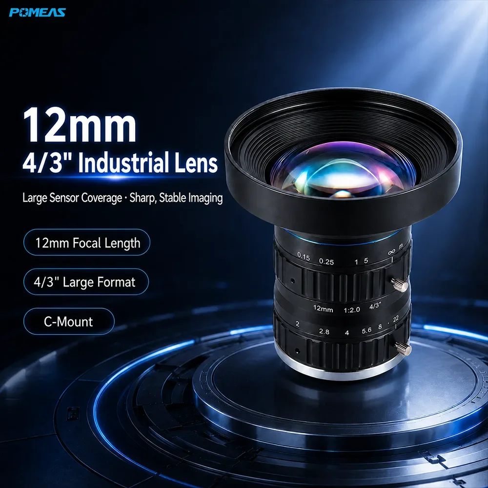 12mm 4/3-Inch 12MP C-Mount FA Industrial Lens