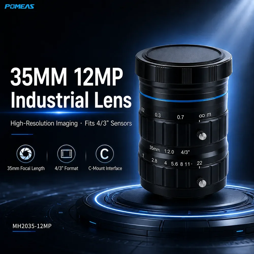 عدسة FA صناعية 35mm 4/3-Inch 12MP C-Mount