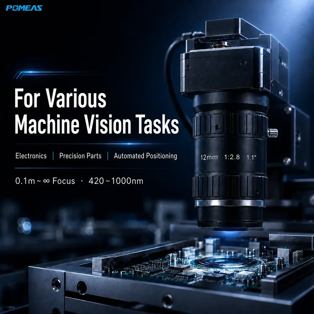 عدسة FA صناعية 12mm 1.1-Inch 20MP C-Mount