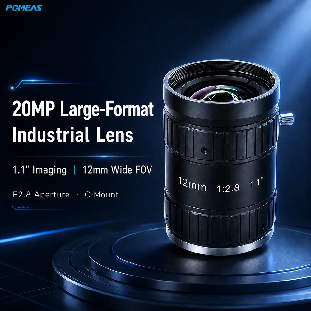 عدسة FA صناعية 12mm 1.1-Inch 20MP C-Mount